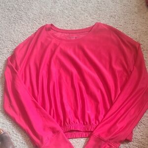 Old Navy Girl's Vibrant Pink Cropped Shirt